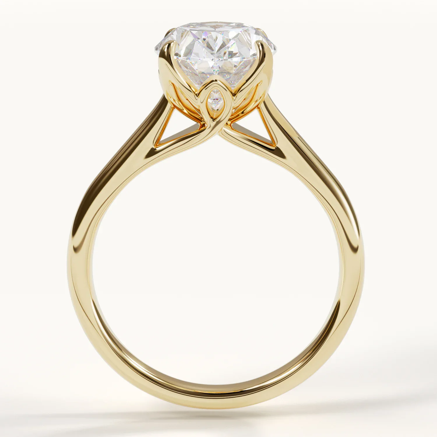 Rêverie Florale Ring with a sculptural tulip setting