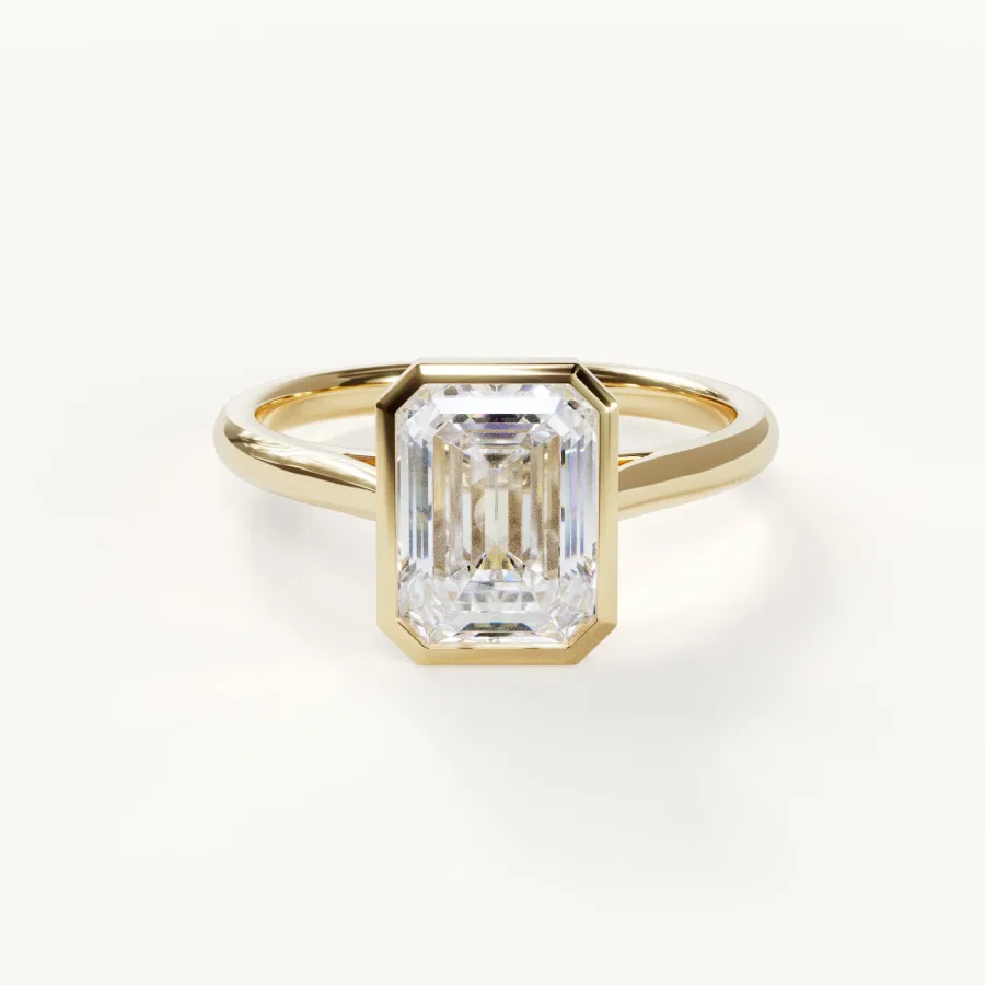 Solace Emerald Bezel Ring