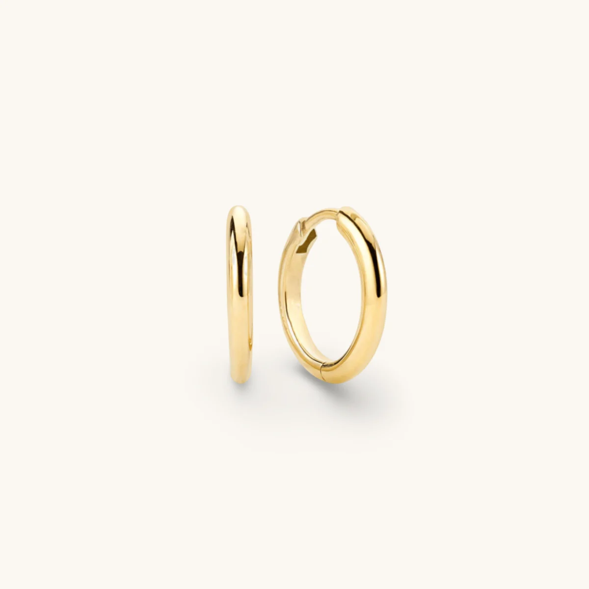 Gold Creolen aus 14k gold