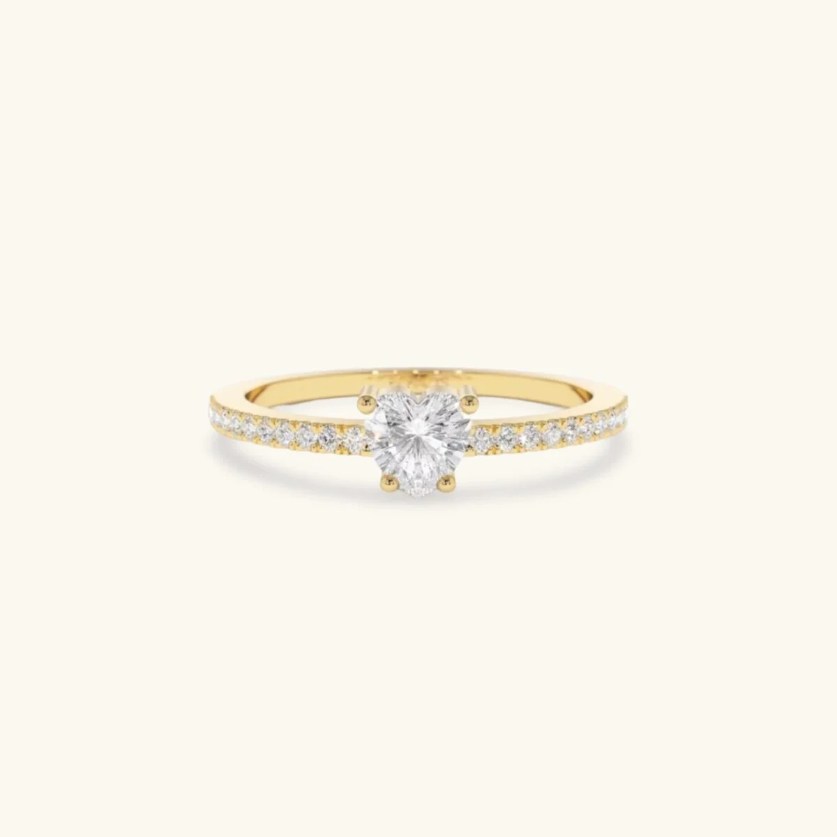 herzförmiger promise ring