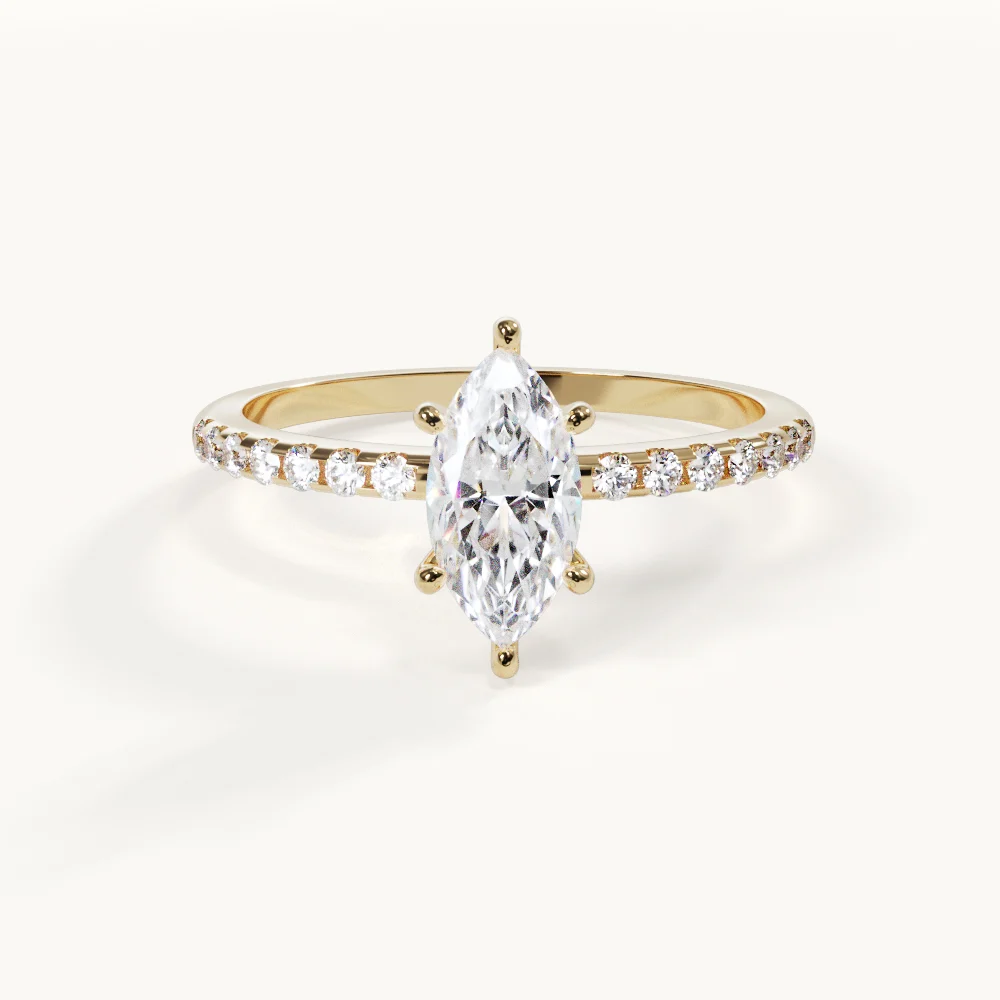 Rêverie - Pavé Marquise Ring