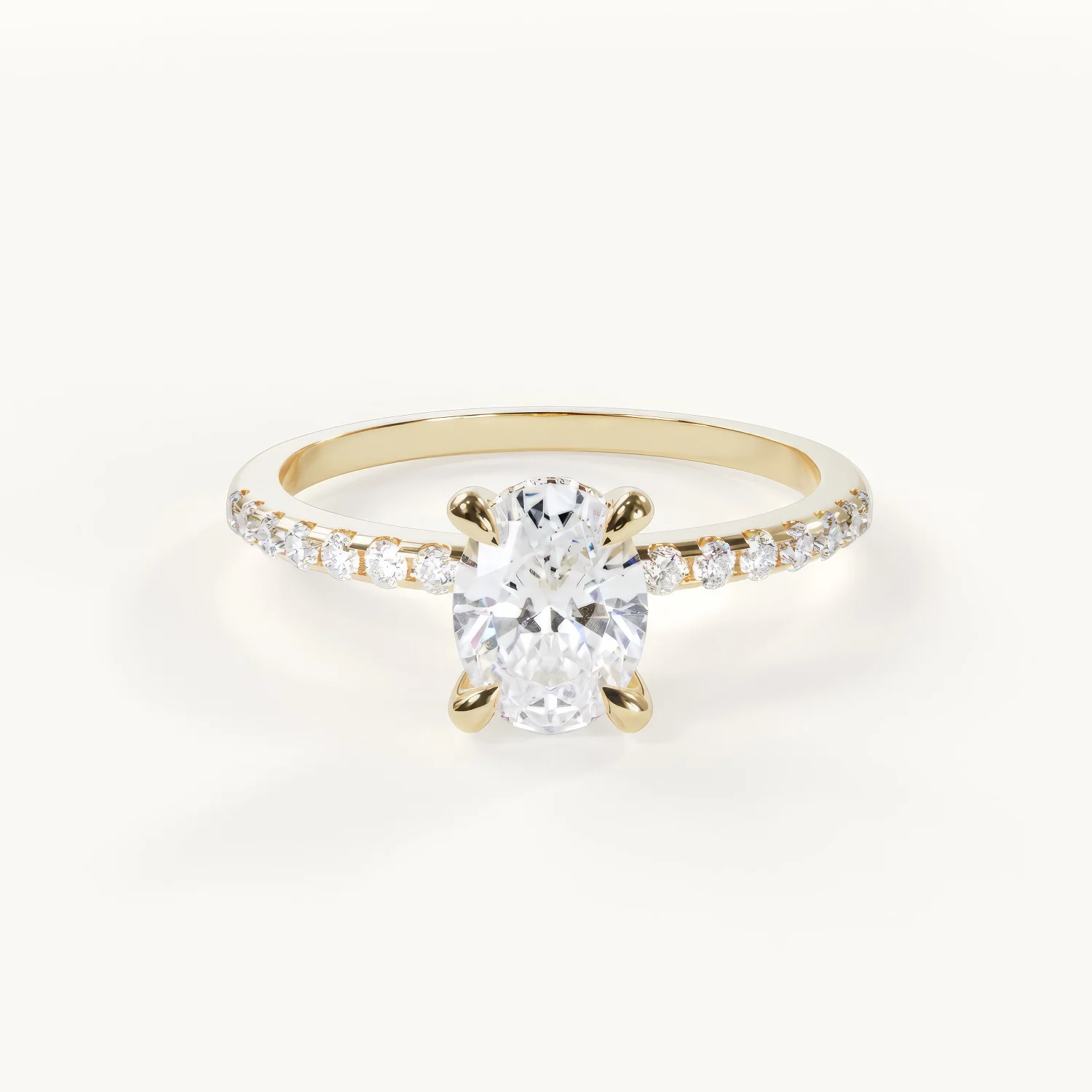 Custom Ring: Amoura mit Hidden Halo