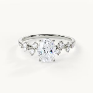 Product video for Floral – Oval with Accent Stones