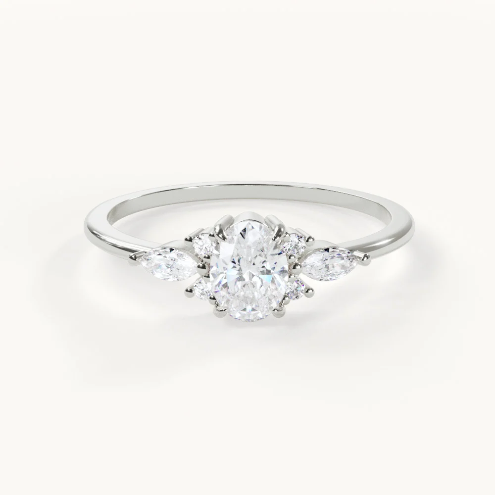 Muse Lumière Ring - Weißgold / Platin, 0,5 ct.