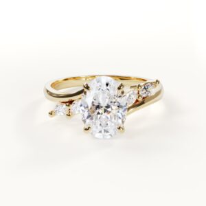 Productvideo over Aurora - Ovale ring met accentstenen