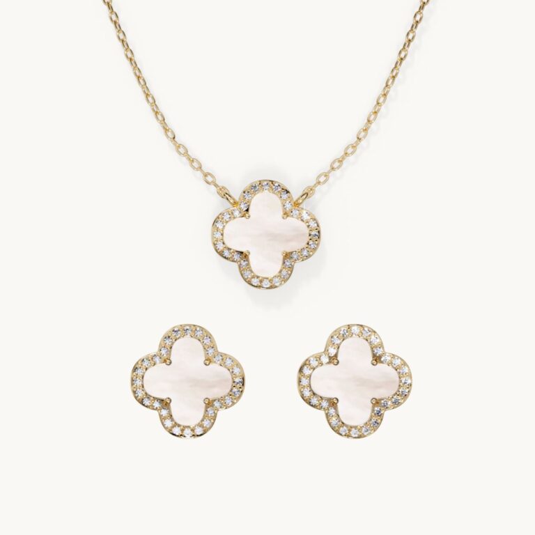 Klee 2-delige set: ketting en oorknopjes