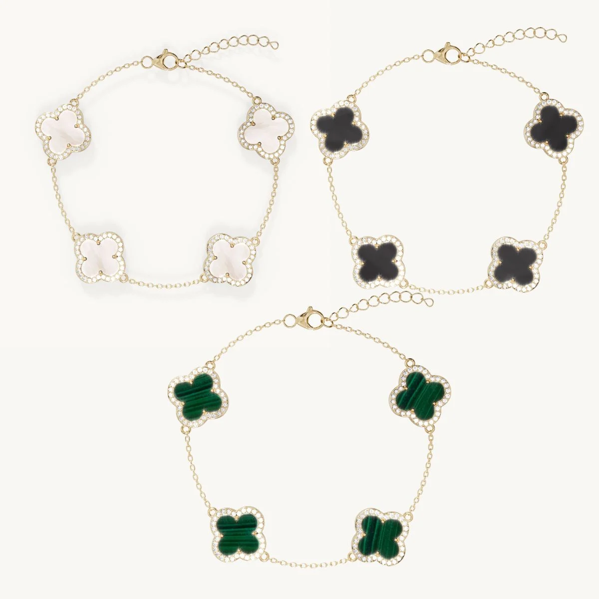 Clover Bracelet Set