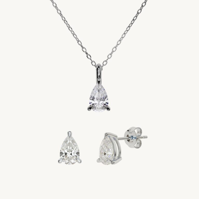 Diamond jewellery set