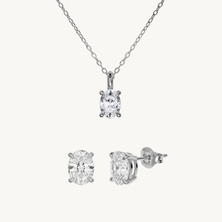 Diamond jewellery set