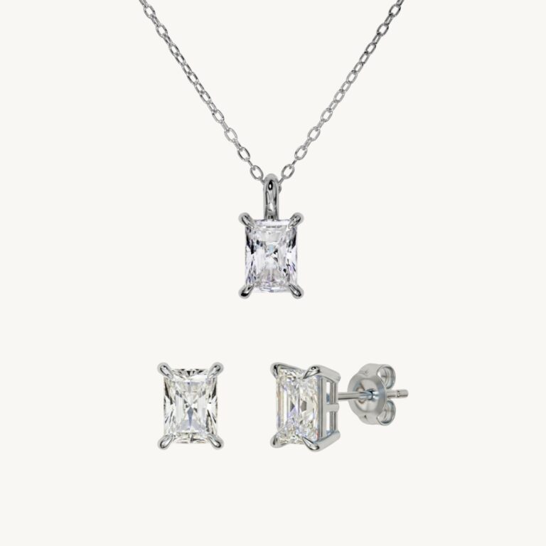 Diamond jewellery set