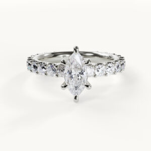 Product Video for Rêverie - Marquise Ring with Eternity Band