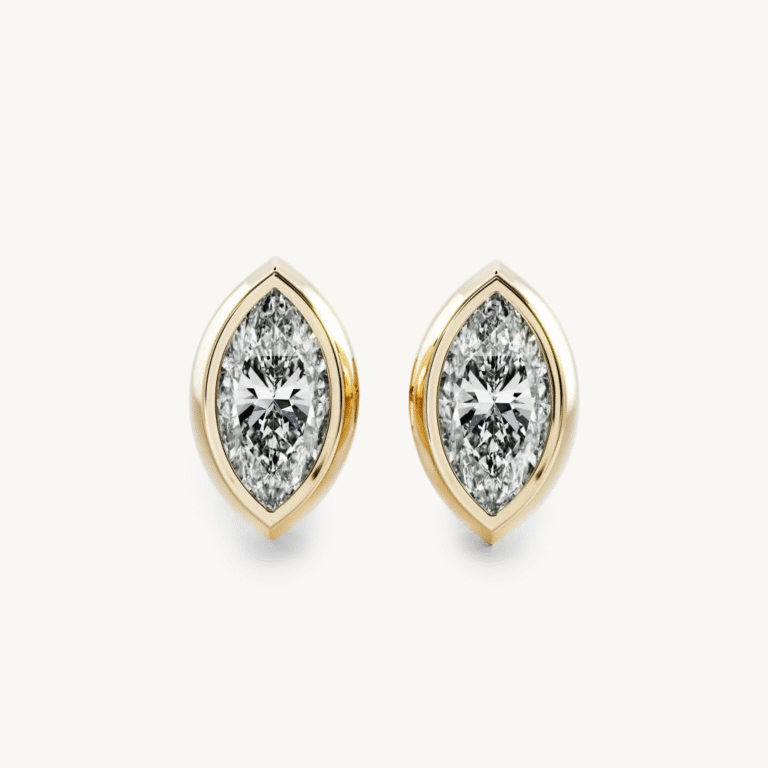 Rêverie - Marquise Bezel oorknopjes