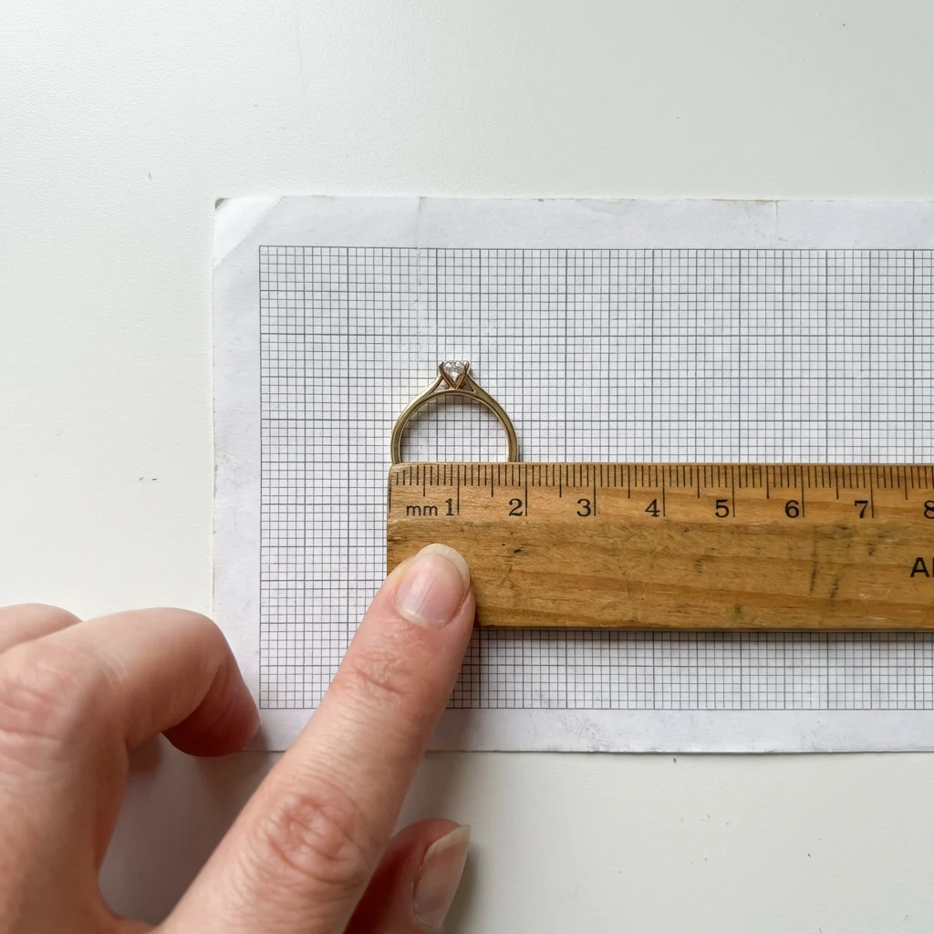 Measuring Ring Size with a Ruler and a Tape Measure