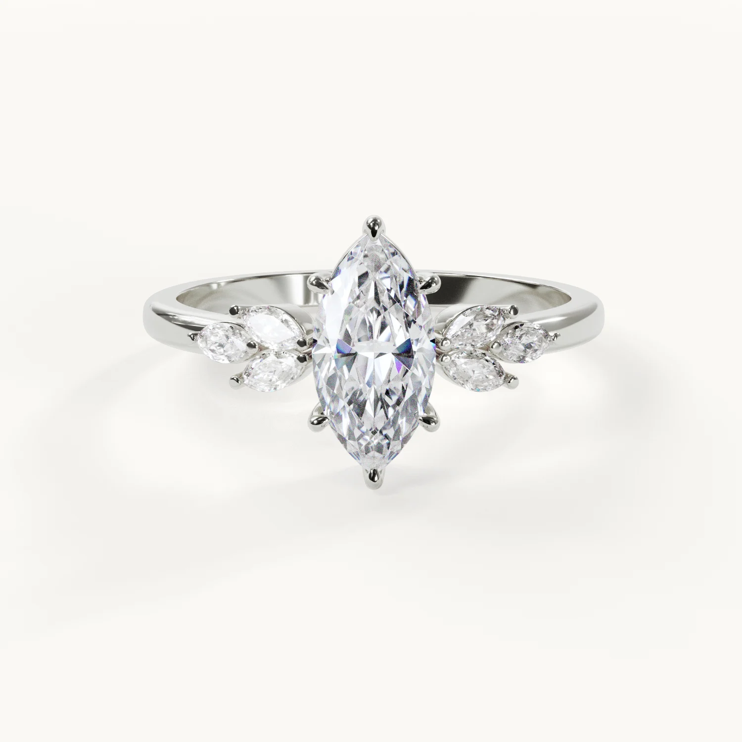Muse Rêverie Ring - Weißgold / Platin, 1 ct.