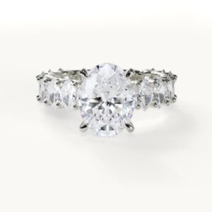 Product Video for Lumière Elegance - Oval Ring with Eternity Band
