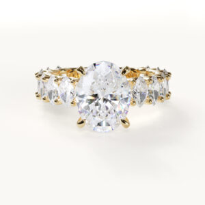 Product Video for Lumière Elegance - Oval Ring with Eternity Band