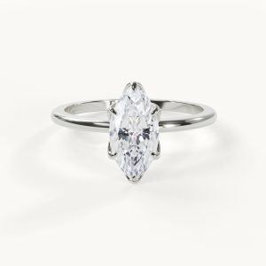 Product video for Floréa - Marquise Solitaire Ring with Tulip Setting