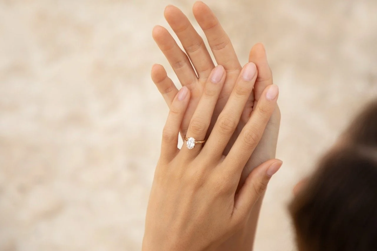 Velur Engagement Ring Consultation Online with Actual Close-Up Photos of the Ring