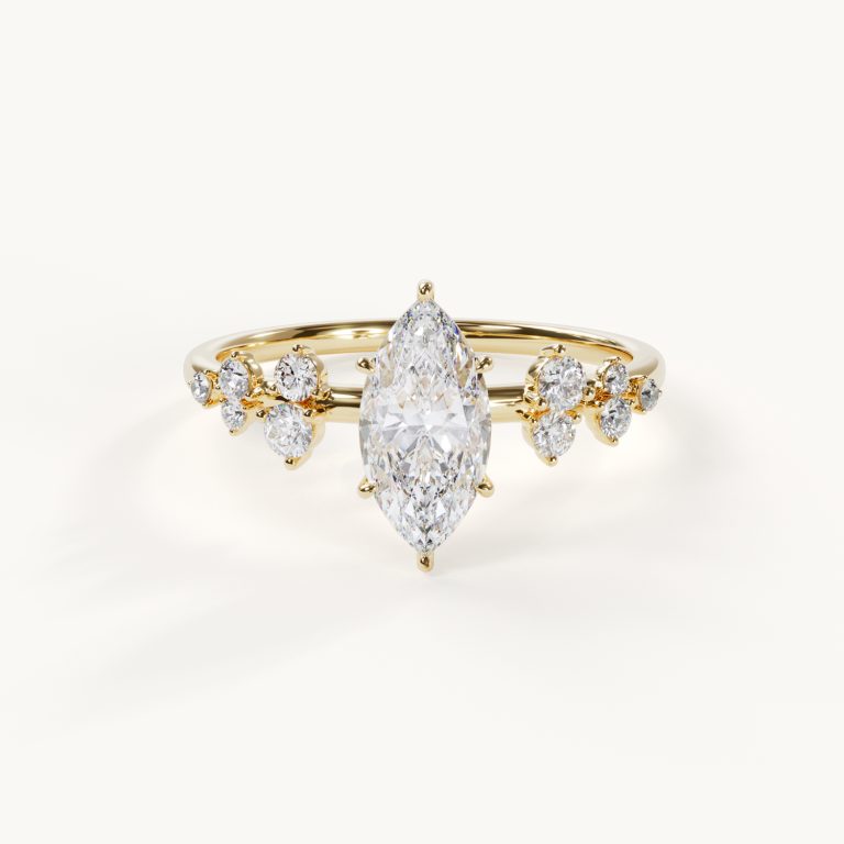 Florentine 1 ct geelgoud – verlovingsring van Velur