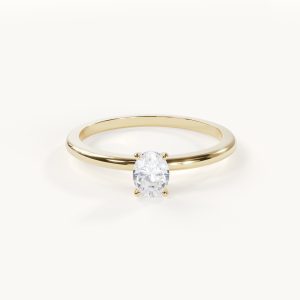 Produktvideo zu Elegance Petite - Ovaler Solitär Ring