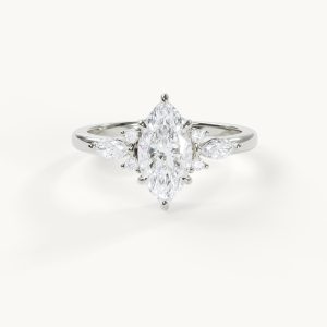 Product Video for Muse Féerie – Marquise Engagement Ring with Accent Stones