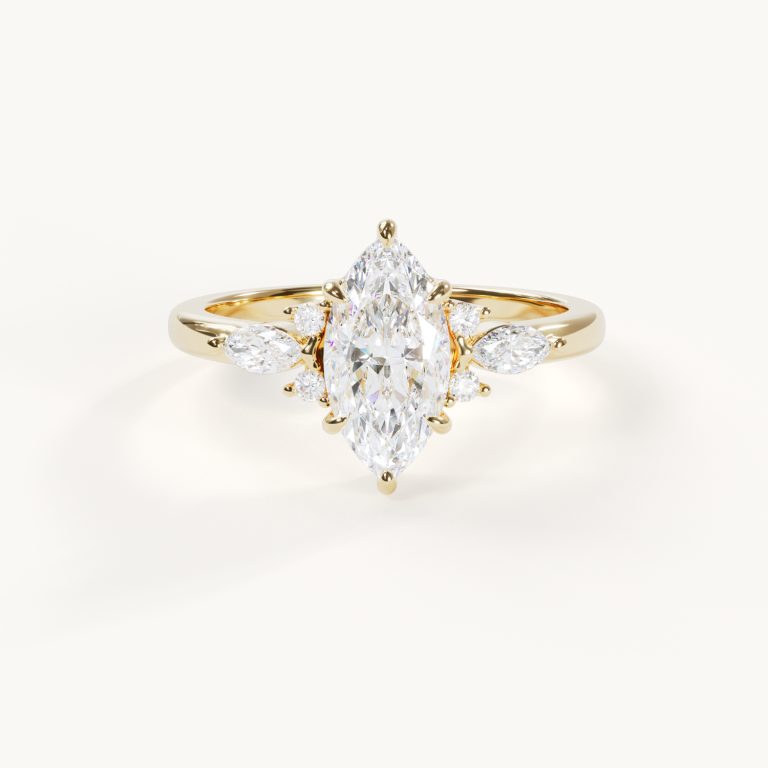 Muse Féerie Marquise verlovingsring 1 ct geelgoud – Verlovingsring van Velur