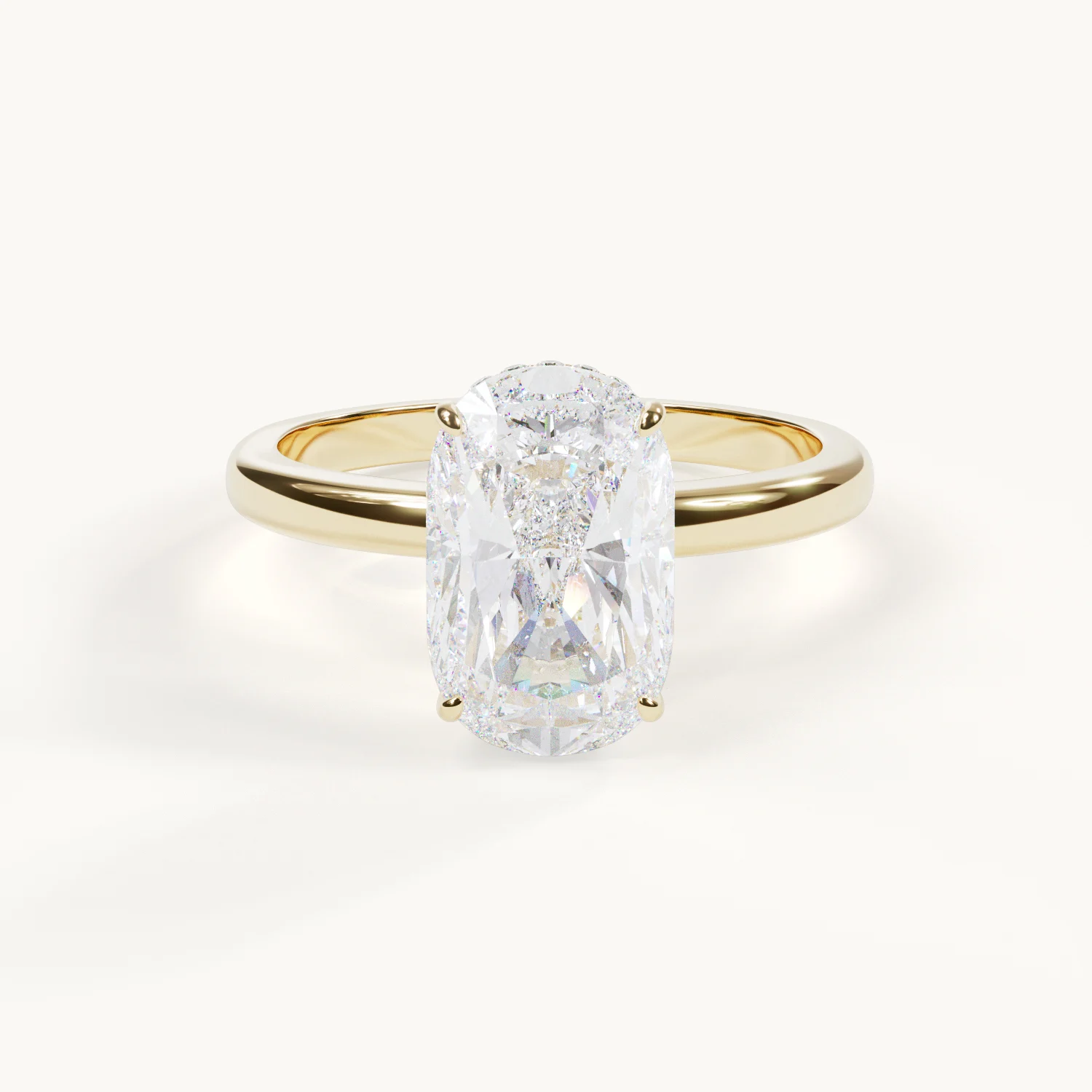 Madison Brilliance - Ring mit Elongated Cushion Brilliant Cut