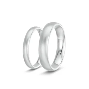 Brume – Subtly Matte Wedding Bands in 925 Silver