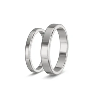 Serein – Wedding Bands in 585 White Gold