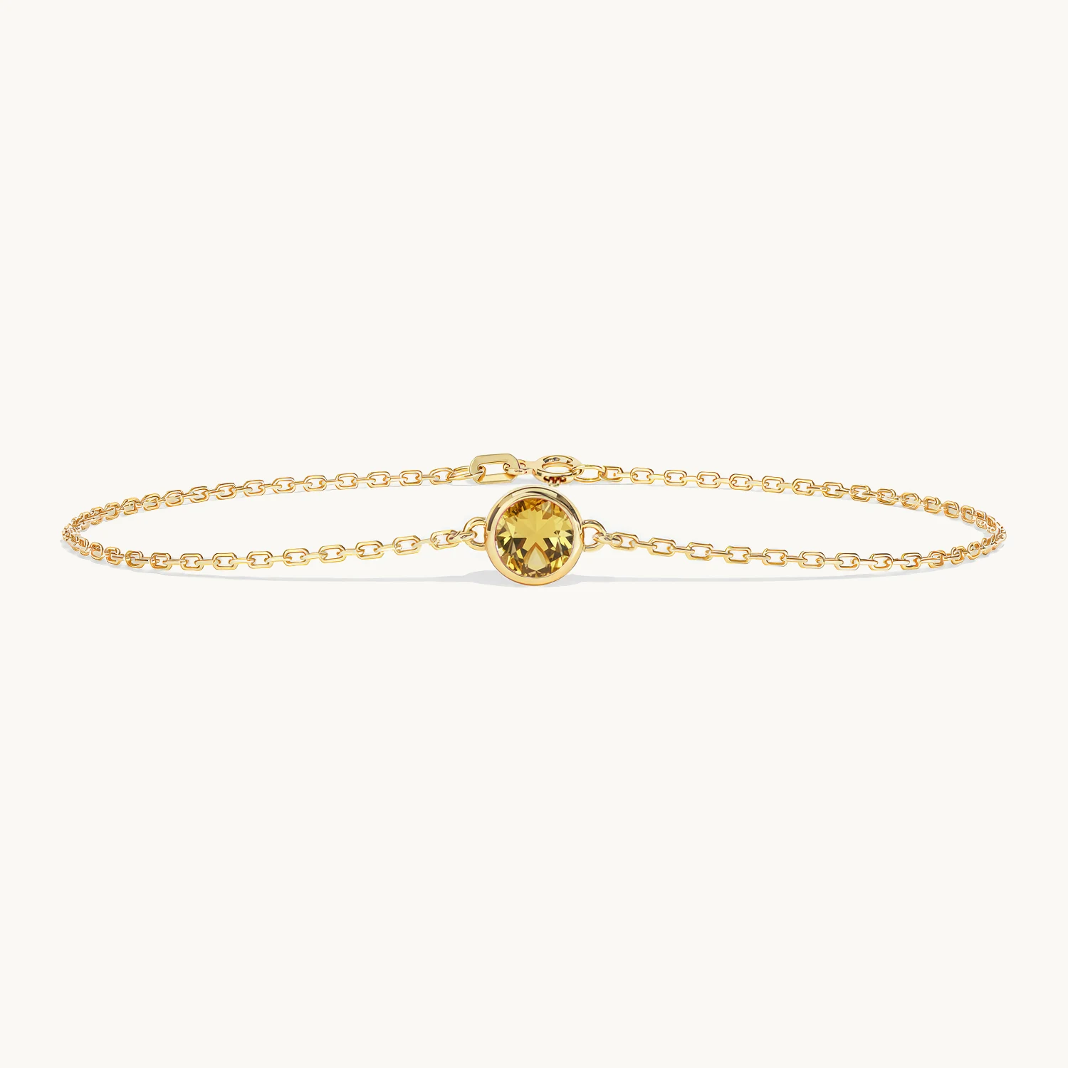 Liora Birthstone Bracelet with Citrine in Yellow Gold