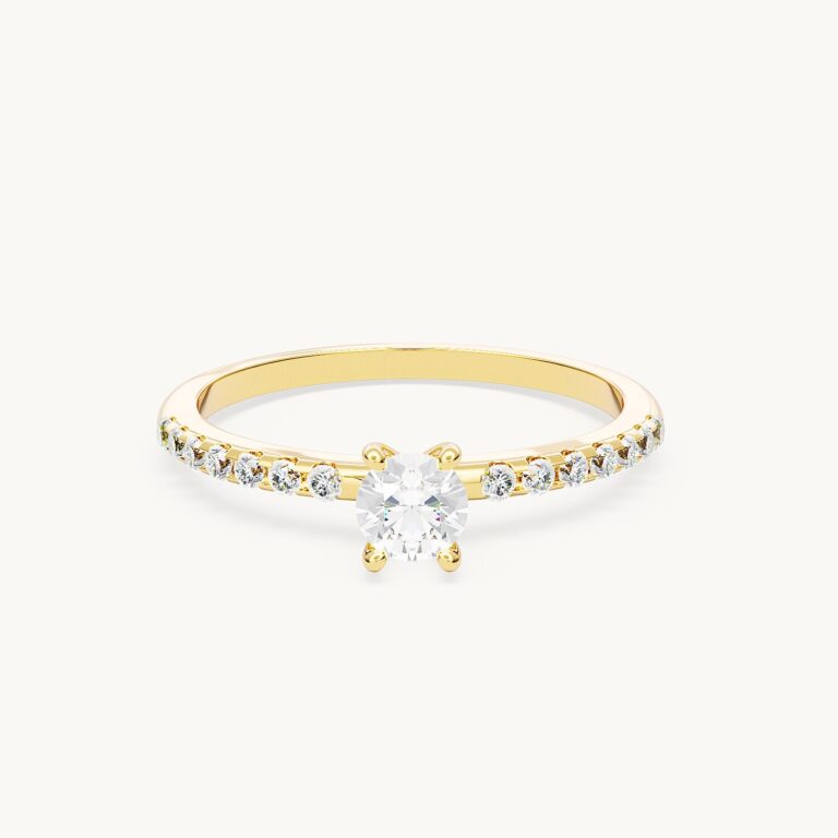 Pureté Petite - Round Cut with Pavé